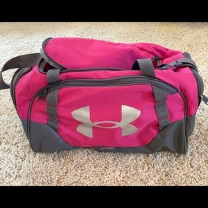 under armor pink duffel bag